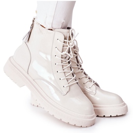 Women's Leather Boots GOE II2N4013 White