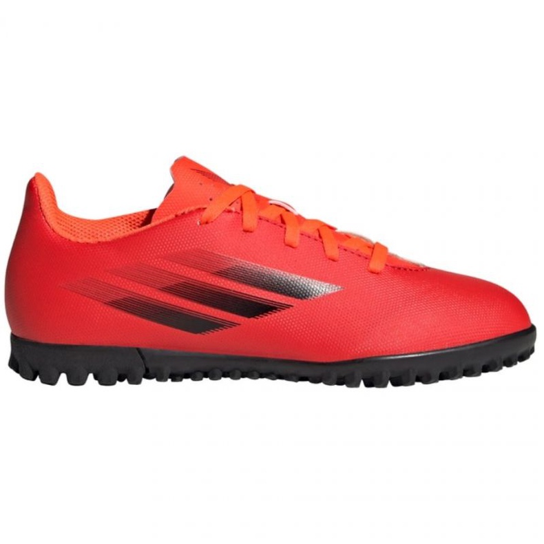 Adidas X Speedflow.4 Tf Jr FY3327 football boots red oranges and reds