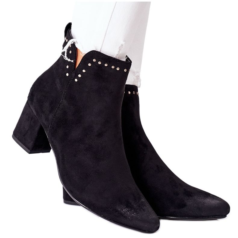 Vinceza Women's Boots Suede Black Brinlack
