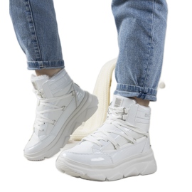 LeLia white Big Star snow boots for women LeLia white Big Star snow boots for women