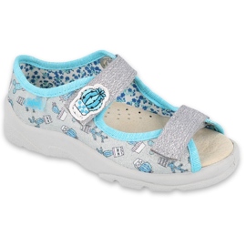 Befado children's shoes 869X155 blue silver grey Befado children's shoes 869X155 blue silver grey