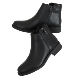 Black Chelsea boots for women MM-830 Black