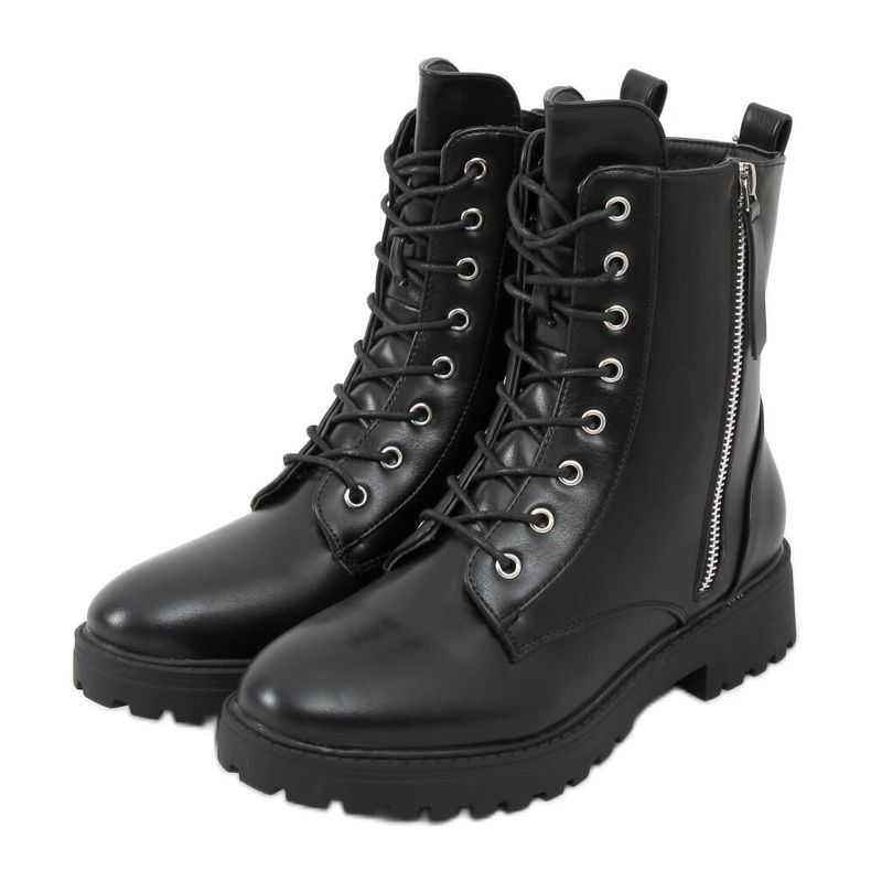 Black military boots Xj-63 Black Black military boots Xj-63 Black