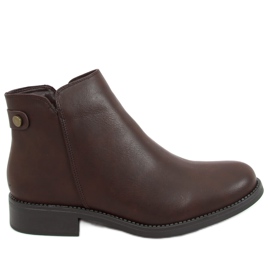 Brown Chelsea boots for women MM-827 Brown Brown Chelsea boots for women MM-827 Brown