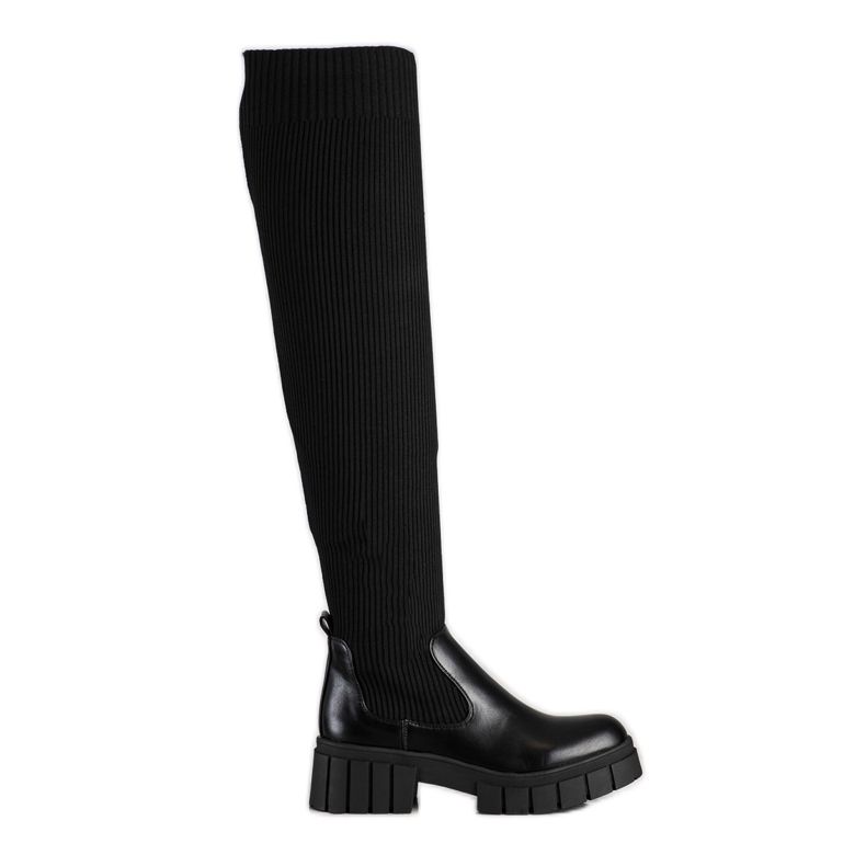Seastar Black Boots With A Sock