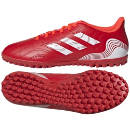 Adidas Copa Sense.4 Tf M FY6179 football boots red oranges and reds