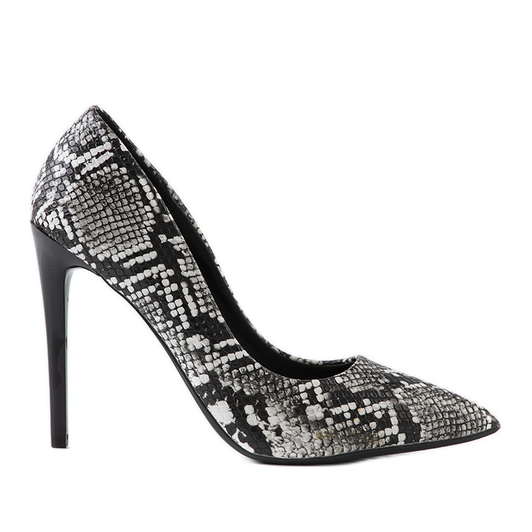 Black and white stilettos deals
