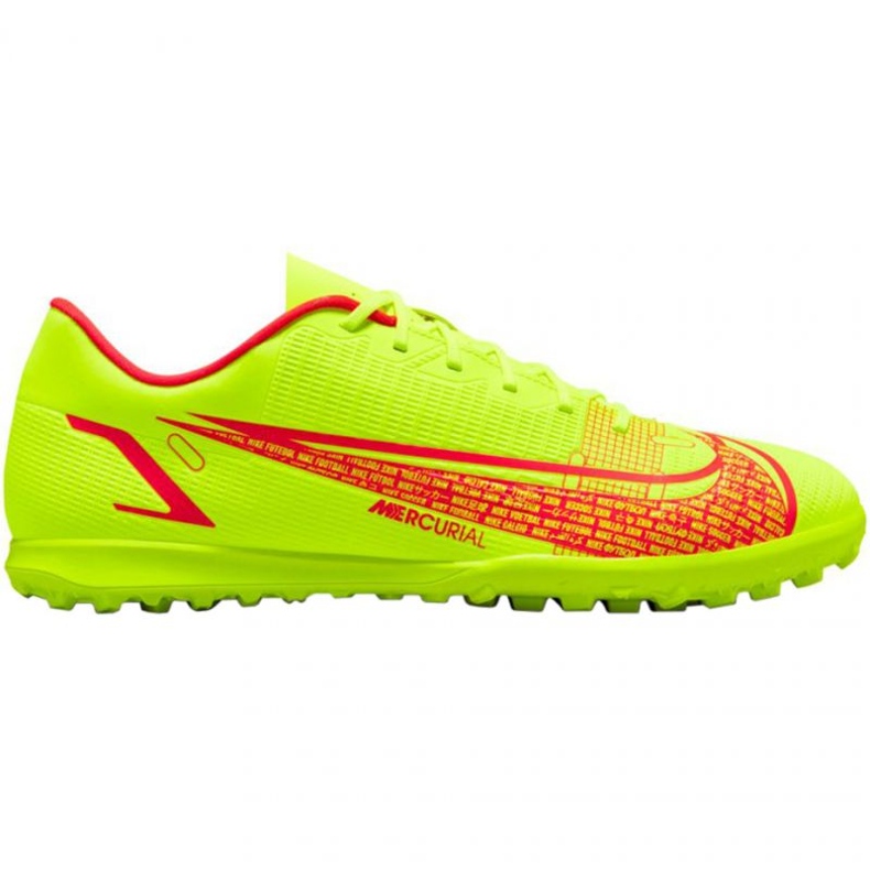 Nike Mercurial Vapor 14 Club Tf M CV0985 760 soccer shoes yellow yellows