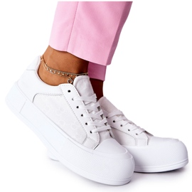 FB3 Women's Sneakers On The Platform White Honey
