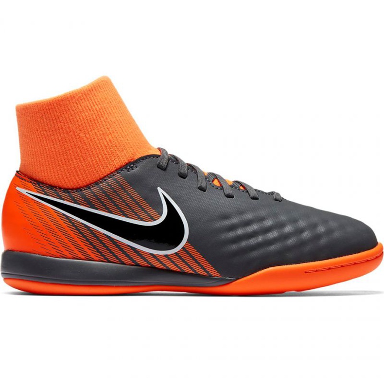 Nike Magista Obra X 2 Academy Df Ic Jr AH7315 080 football shoes multicolored oranges and reds