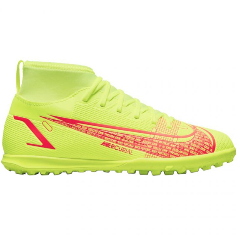 Nike Mercurial Superfly 8 Club Tf Jr CV0795 760 soccer shoes yellow yellows