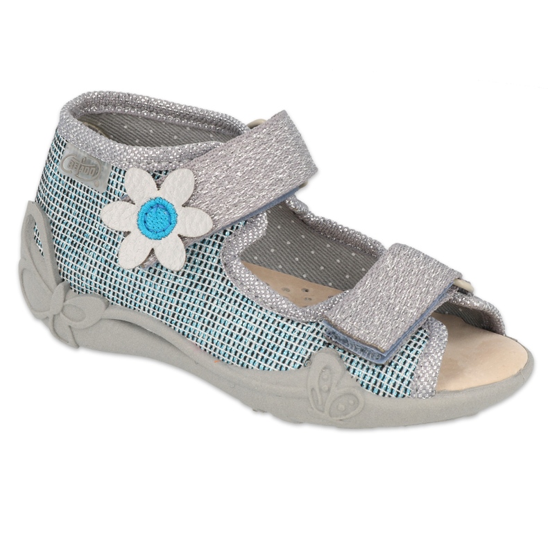 Befado yellow children's shoes 342P023 blue