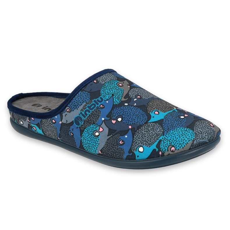 Befado women's shoes 155D204 navy blue blue grey