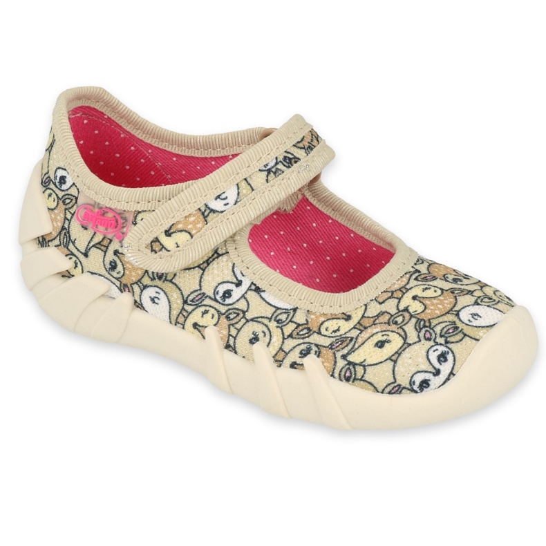 Befado children's shoes speedy 109P240 beige brown