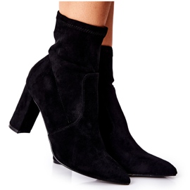 FW1 Women's Black Hellameia suede boots FW1 Women's Black Hellameia suede boots
