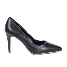 Black classic Mocca high heels
