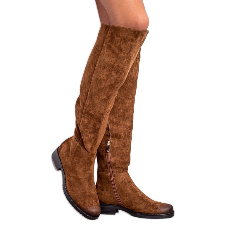 Casual suede VINCEZA boots brown Casual suede VINCEZA boots brown