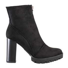Cm Paris Stylish suede boots black