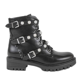 Black embellished Gama workers