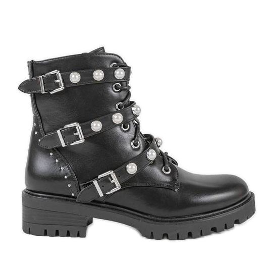 Black embellished Gama workers