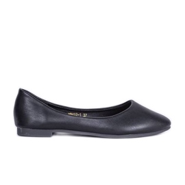 Black ballerinas with almond nose Baleria Black ballerinas with almond nose Baleria