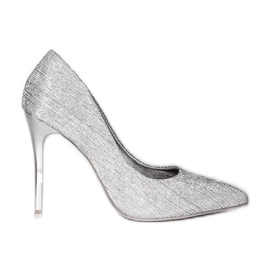 Ashley silver high heels Ashley silver high heels