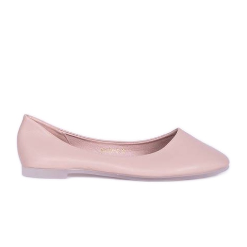 Beige ballerinas with an almond toe Baleria