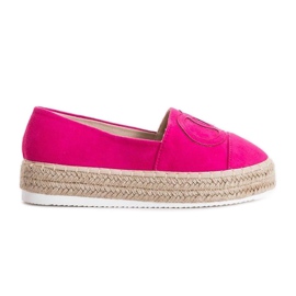 Pink espadrilles on Pretty Woman platform