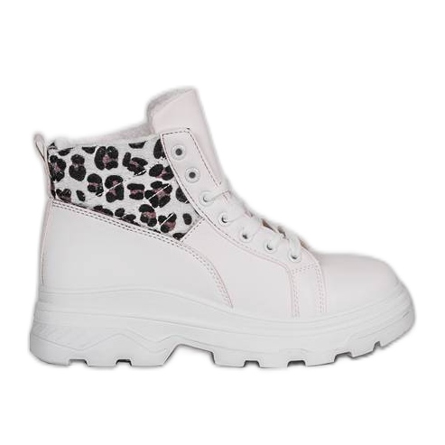 leopard print hiking boots