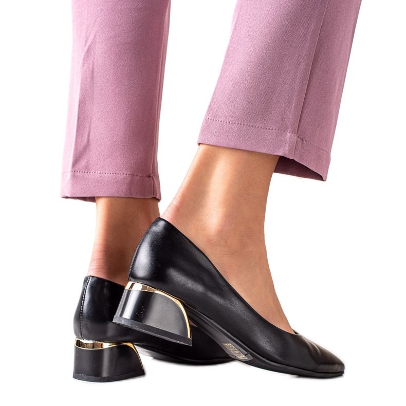 S. BARSKI Casual pumps by S.BARSKI black