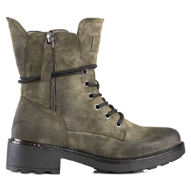 Evento Classic Workers With Decorative Zipper green Evento Classic Workers With Decorative Zipper green