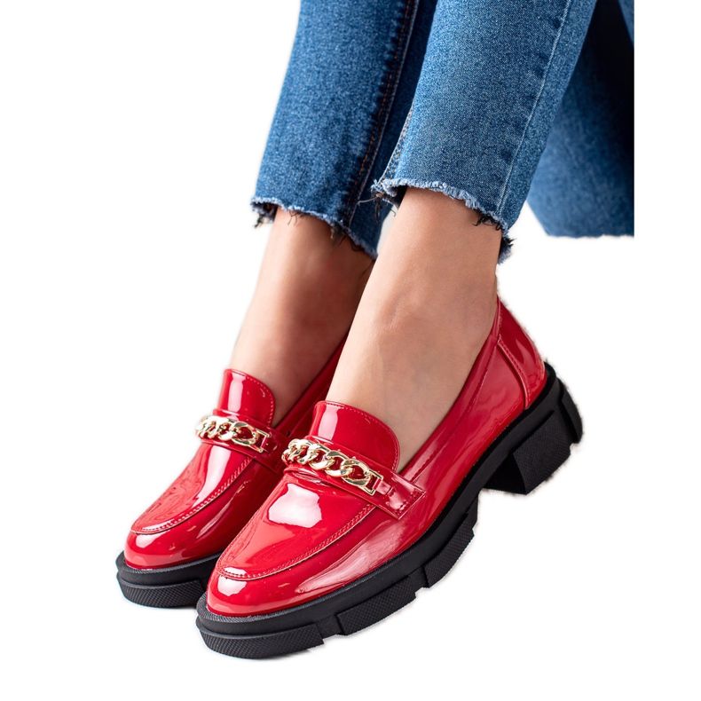 Goodin Fashion red loafers Goodin Fashion red loafers