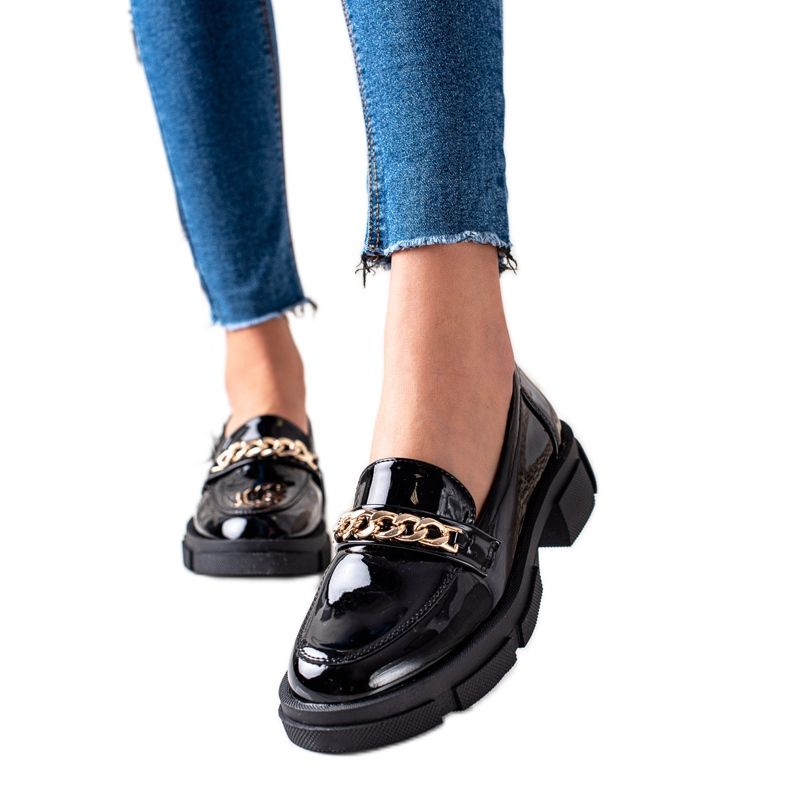 Goodin Black Fashion Loafers Goodin Black Fashion Loafers