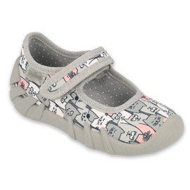Befado children's shoes speedy 109P241 pink grey
