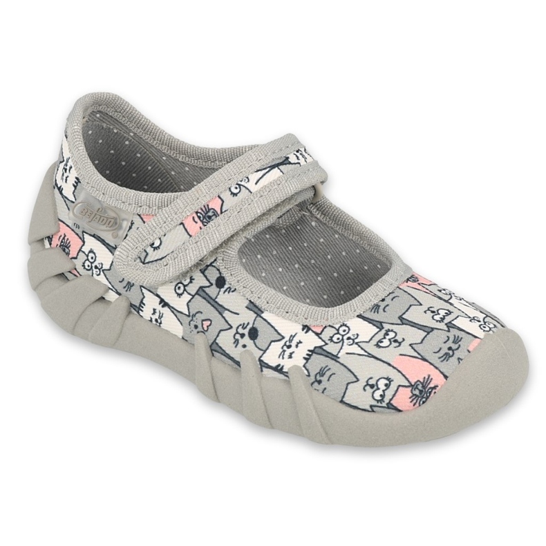 Befado children's shoes speedy 109P241 pink grey Befado children's shoes speedy 109P241 pink grey