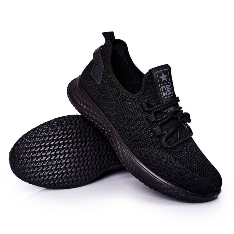 PE1 Men's Sport Slip-On Shoes Black Ryan