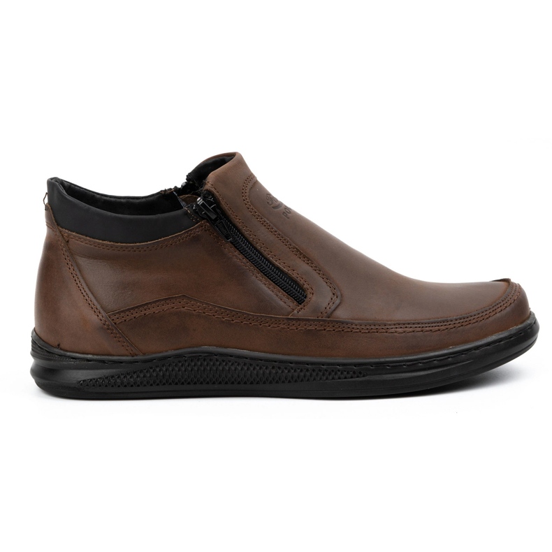 Polbut Dark brown men's winter boots K30