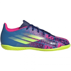messi pink and blue boots