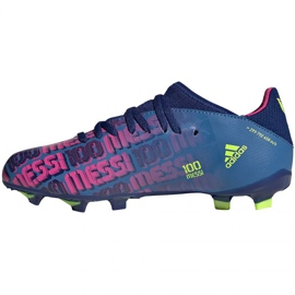 Adidas X Speedflow Messi.3 Fg Jr FY6932 football boots multicolored blue Adidas X Speedflow Messi.3 Fg Jr FY6932 football boots multicolored blue