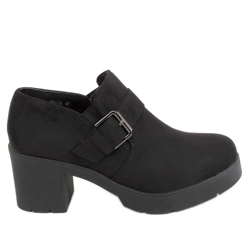 Black women's high heels shoes 8B916 Black