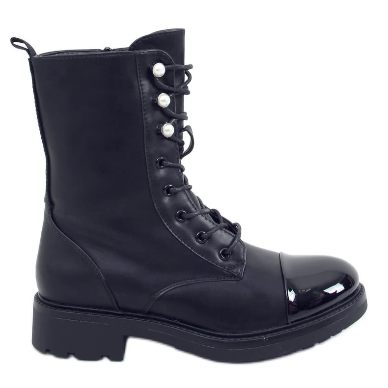 Black Workers for women with pearls 4343 Black
