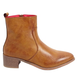Low-heeled boots camel F5790 Camel brown