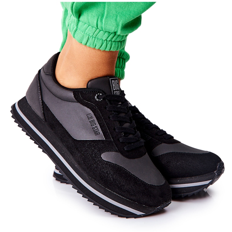Sports Shoes Memory Foam Big Star II274217 Black
