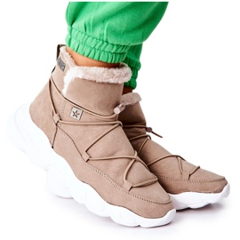 Warm Snow Boots Big Star Beige II274263 Warm Snow Boots Big Star Beige II274263