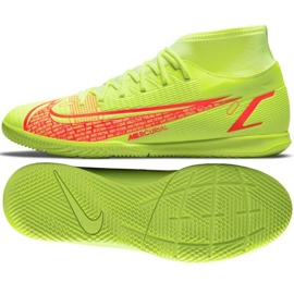 Nike Mercurial Superfly 8 Club Ic M CV0954 760 soccer shoes green / yellow yellows Nike Mercurial Superfly 8 Club Ic M CV0954 760 soccer shoes green / yellow yellows