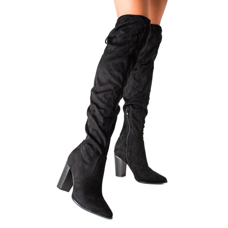 Over-the-knee boots from VINCEZA black