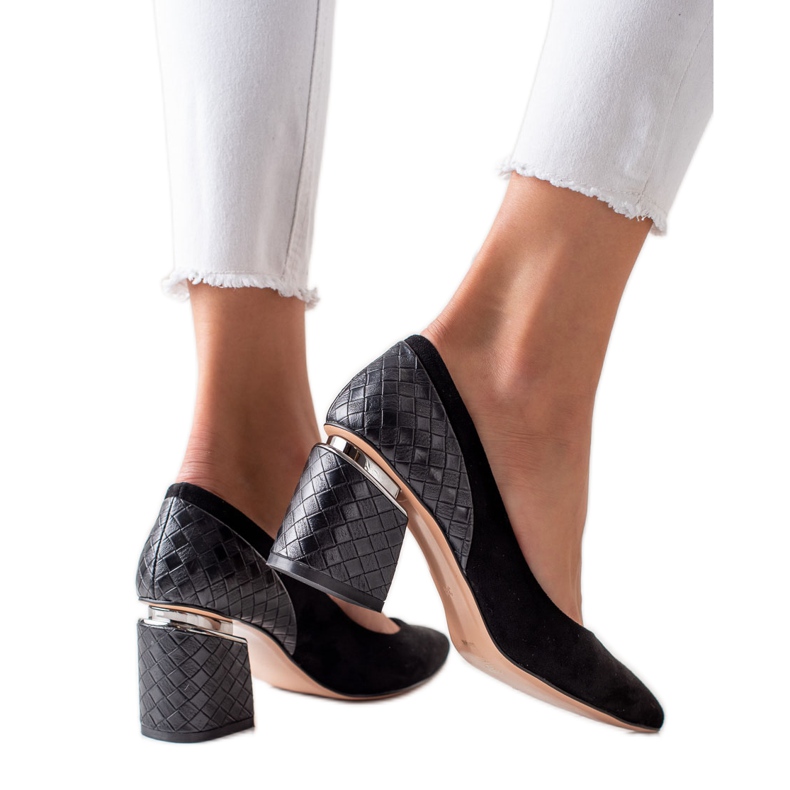 S. BARSKI Stylish Black Pumps