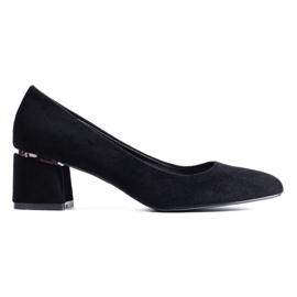 Goodin Elegant suede pumps black Goodin Elegant suede pumps black