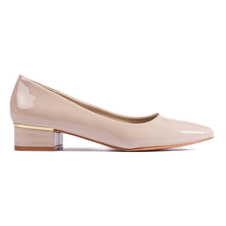 Goodin Classic pumps with low heels beige