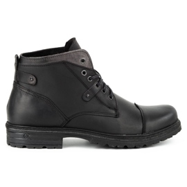 Polbut Black men's winter shoes C15F Polbut Black men's winter shoes C15F